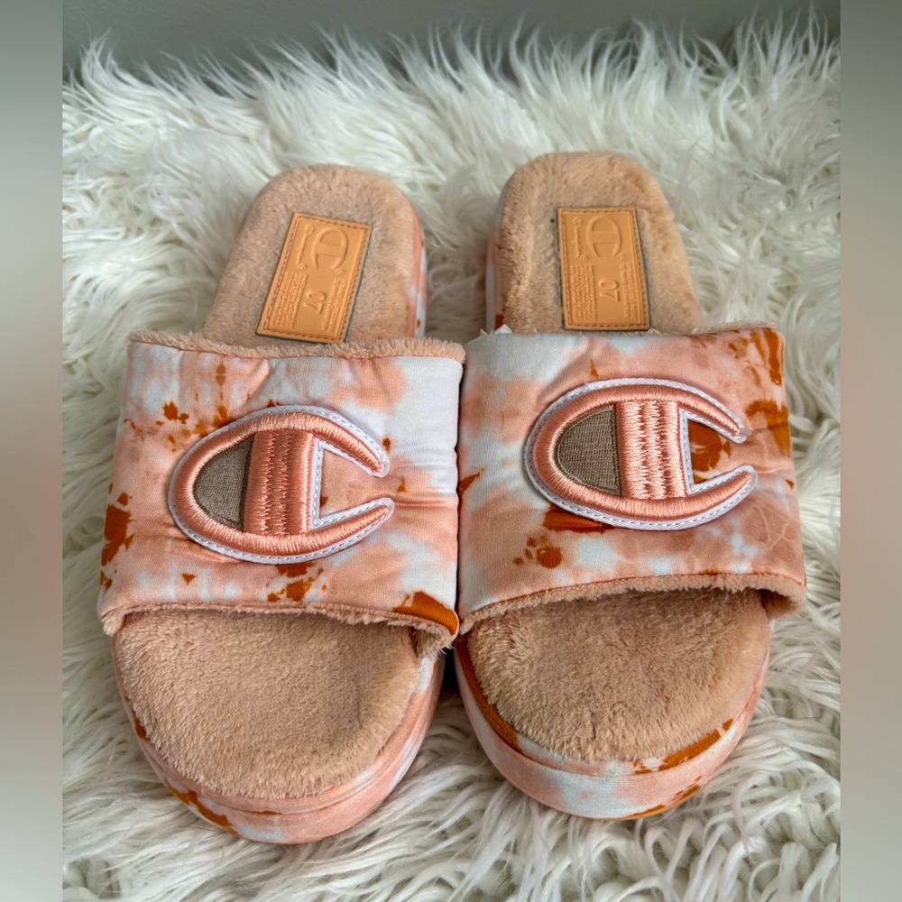 Champion Plush Slide Slippers